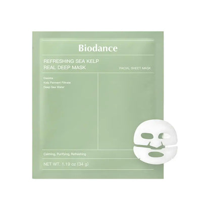 Korean Biodance Skin Care Kit - Collagen Gel Toner Pads, Bio-Collagen Real Deep Mask, Nourishing, Moisturizing, Calming, Tighten