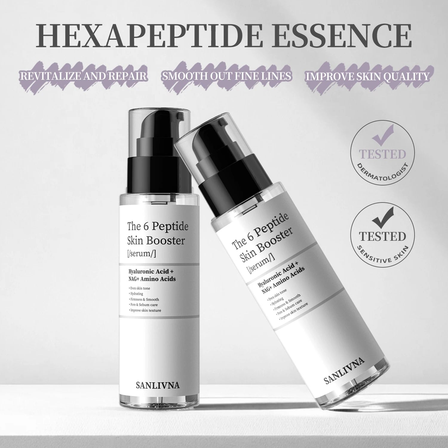 6 Peptide Essence Skin Care Set