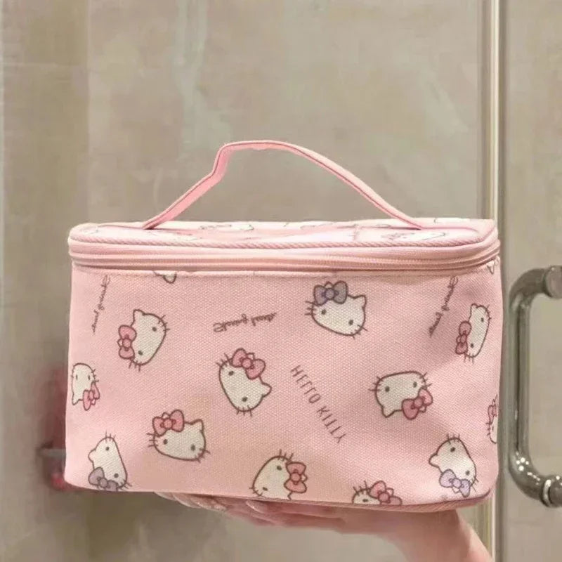 Pink Japanese Hello Kitty Makeup Bag