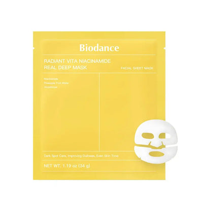 Korean Biodance Skin Care Kit - Collagen Gel Toner Pads, Bio-Collagen Real Deep Mask, Nourishing, Moisturizing, Calming, Tighten
