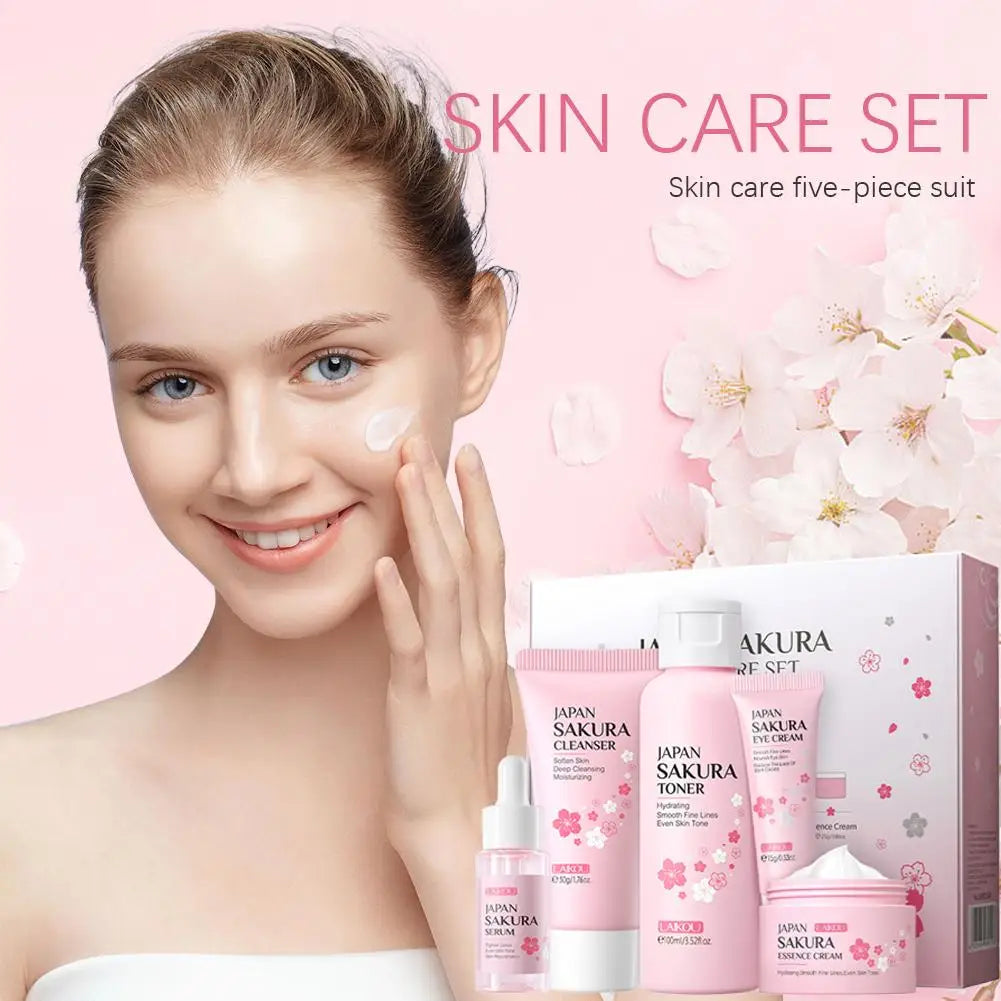 Face Cream Sakura Pink Set with Toner