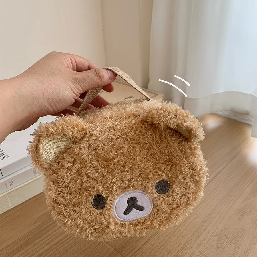 Makeup Case Anime Relaxed Bear Cosmetic Bag