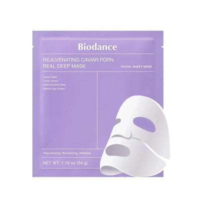 Korean Biodance Skin Care Kit - Collagen Gel Toner Pads, Bio-Collagen Real Deep Mask, Nourishing, Moisturizing, Calming, Tighten