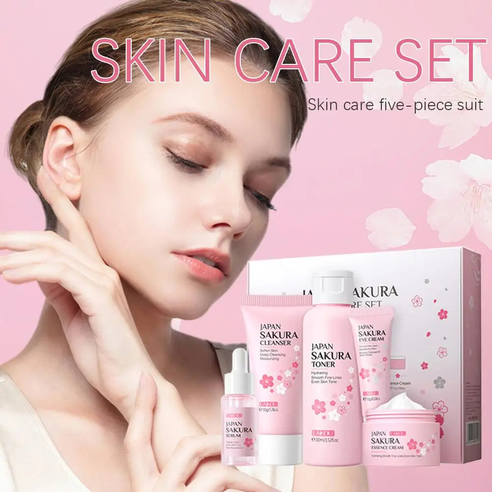 Face Cream Sakura Pink Set with Toner