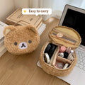 Makeup Case Anime Relaxed Bear Cosmetic Bag