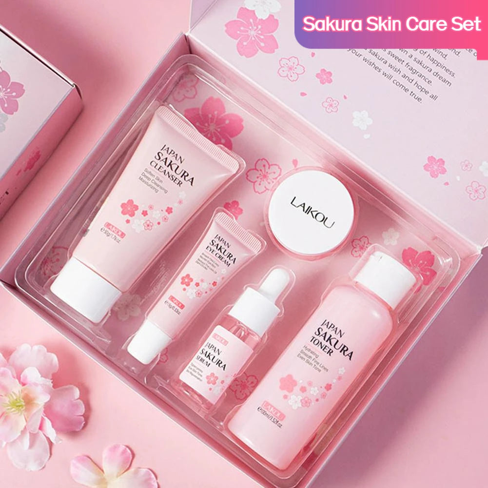 Face Cream Sakura Pink Set with Toner